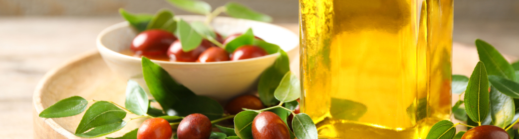 ホホバの実とホホバオイル