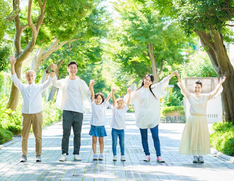 いきいき元気な家族